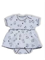 Платье-боди муслин для девочки .