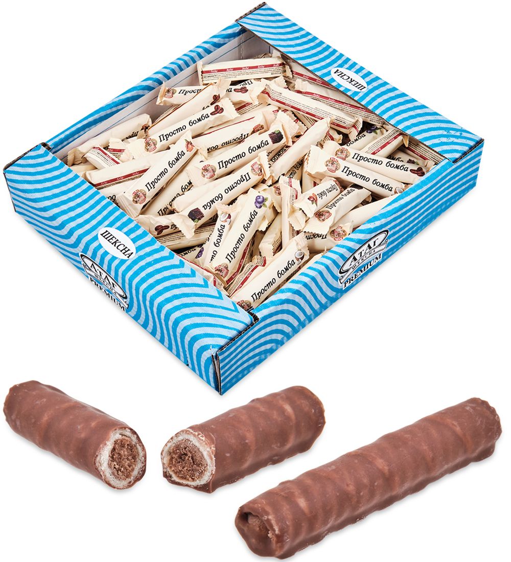 AT-101/1 Вафли глазированные «Просто бомба» 1 кг