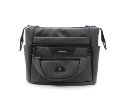 Детская коляска Adamex Zico Deluxe New 2 в 1 ZN-SA05 ТЕМНО-СЕРАЯ КОЖА