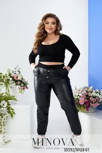 Брюки 23-01-черный Minova