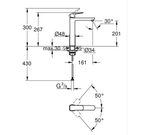 Смеситель для раковины GROHE Cubeo, XL-size, хром (1017290000)
