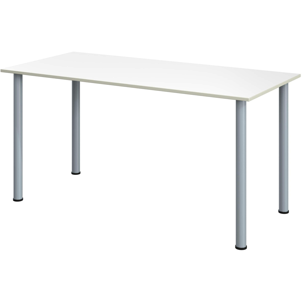 Стол обеденный Комус МДС 150х70 белый/серый