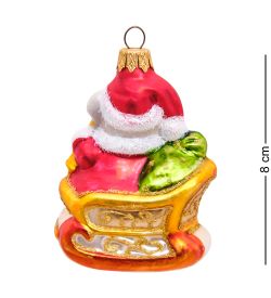 НФ-907 Фигурка «Мышь на санях» ёлочное украшение