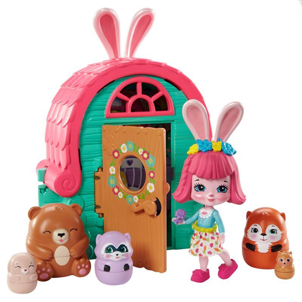 набор кукол Bree Bunny Hut + животные-сюрпризы GTM47