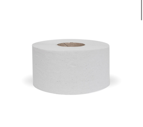 Туалетная Бумага Plushe Professional для диспенсеров без перфорации,  на втулке 60 мм, 200 метров, 26 г/м2, серый, 1 слой, 12 рулонов в упаковке