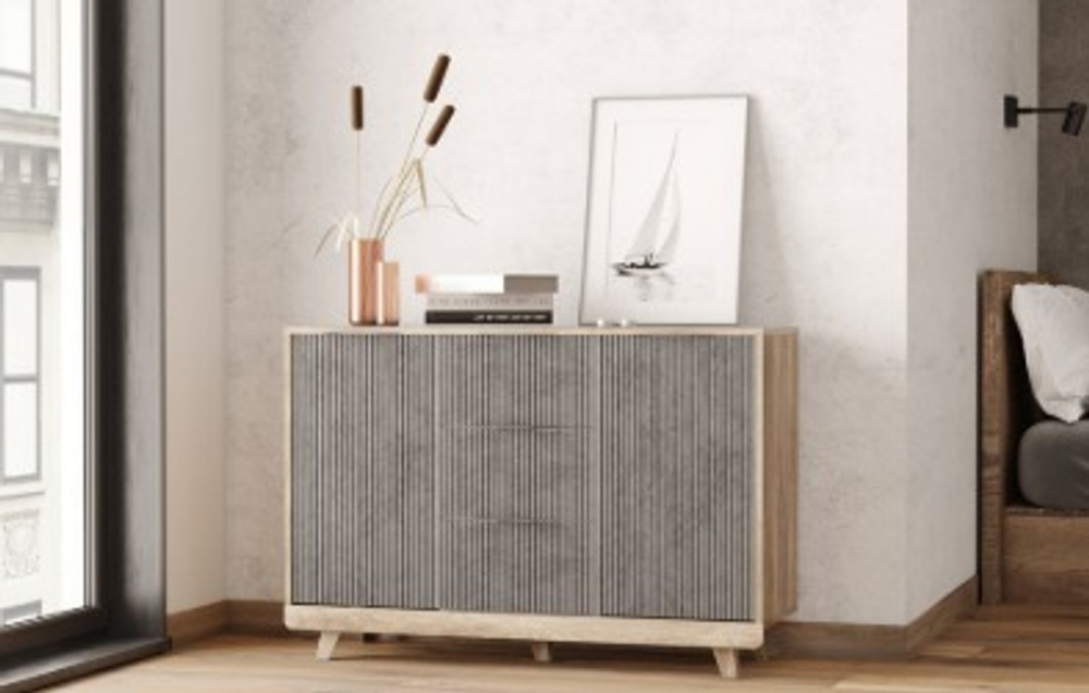 Комод Мегаполис КМ-15 дуб каньон/M25