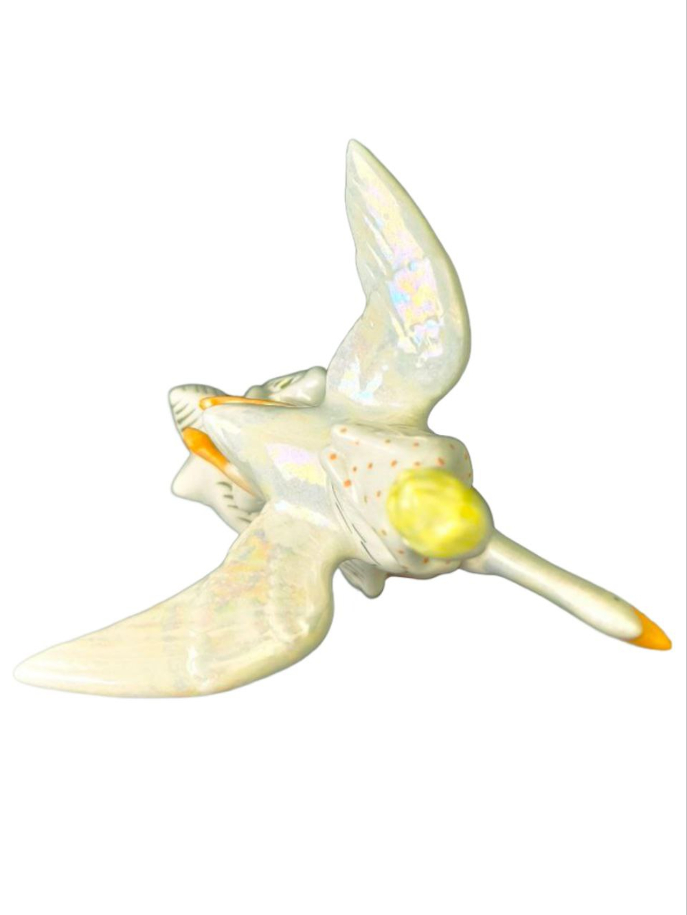 Фарфоровая статуэтка "Иванушка на гусе" ЛЗФИ