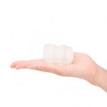 Прозрачный компактный мастурбатор Pink Vibe (Цвет: прозрачный)