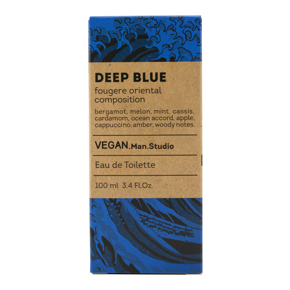 Вода туалетная Vegan Man Studio Deep Blue (Веган Мэн Студио Дип Блю) - 100ml for men