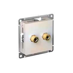 Розетка аудио 2-м AtlasDesign жемчуж. SE ATN000487