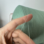 HARMONY - Tollegno 1900; 100% меринос; 2400м/100гр; col.373 green bay, цвет: мятный; S703