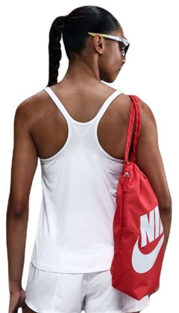 Женский теннисный топ Nike One Classic Dri-Fit Tank - белый/черный