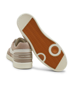 Кожаные кроссовки clover court TORY BURCH - белый(155626)