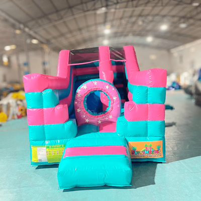 Коммерческий надувной батут «Бирюзовая долина»,  5*2,5*3 м