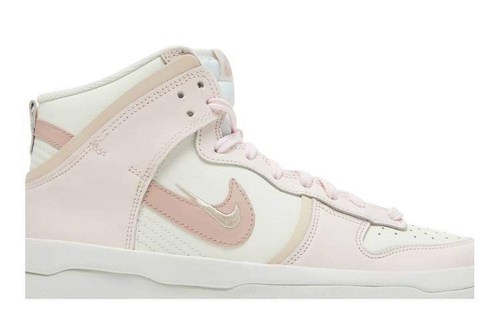 Кроссовки Nike Dunk Up "Pink Oxford" (Женская размерная сетка)