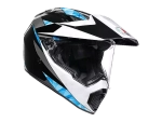 AGV AX9 NORTH BLACK/WHITE/CYAN