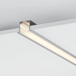 Профиль с экраном SL-LINIA49-F-2500 ANOD+OPAL (Arlight, Алюминий) 020469