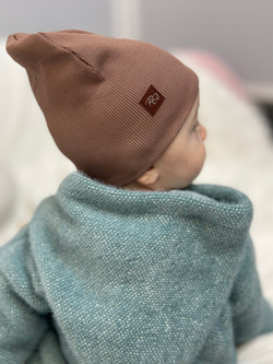 Шапка детская двухслойная Тауп Грей