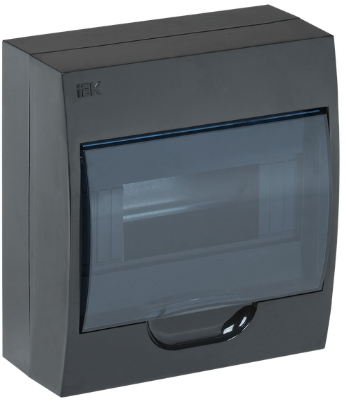KREPTA 3 Корпус пластиковый ЩРН-П-8 IP41 черный IEK