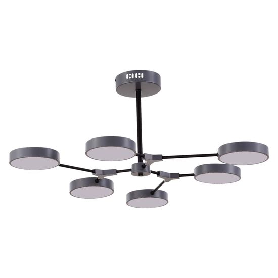 SLE6003-702-06 Светильник потолочный Серый, Черный/Серый LED 6*10W MONTA