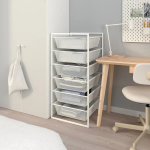 Стеллаж - IKEA JONAXEL, 50х51х104 см, белый, ЙОНАКСЕЛЬ ИКЕА