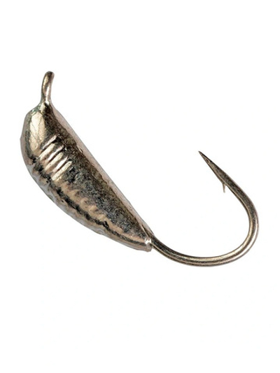 Мормышка Helios вольфрамовая Куколка с ушком 4мм 1гр SIL (MW-5340-SIL)