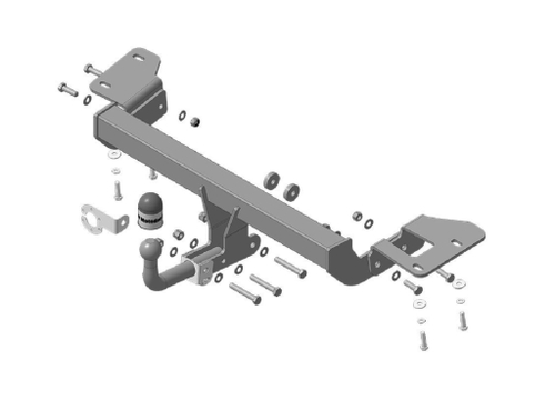 Фаркоп Motodor для Honda CR-V 2012-2016 (оцинк. Шар)(паспорт и сертификат в комплекте)(без электрики) 90804-A
