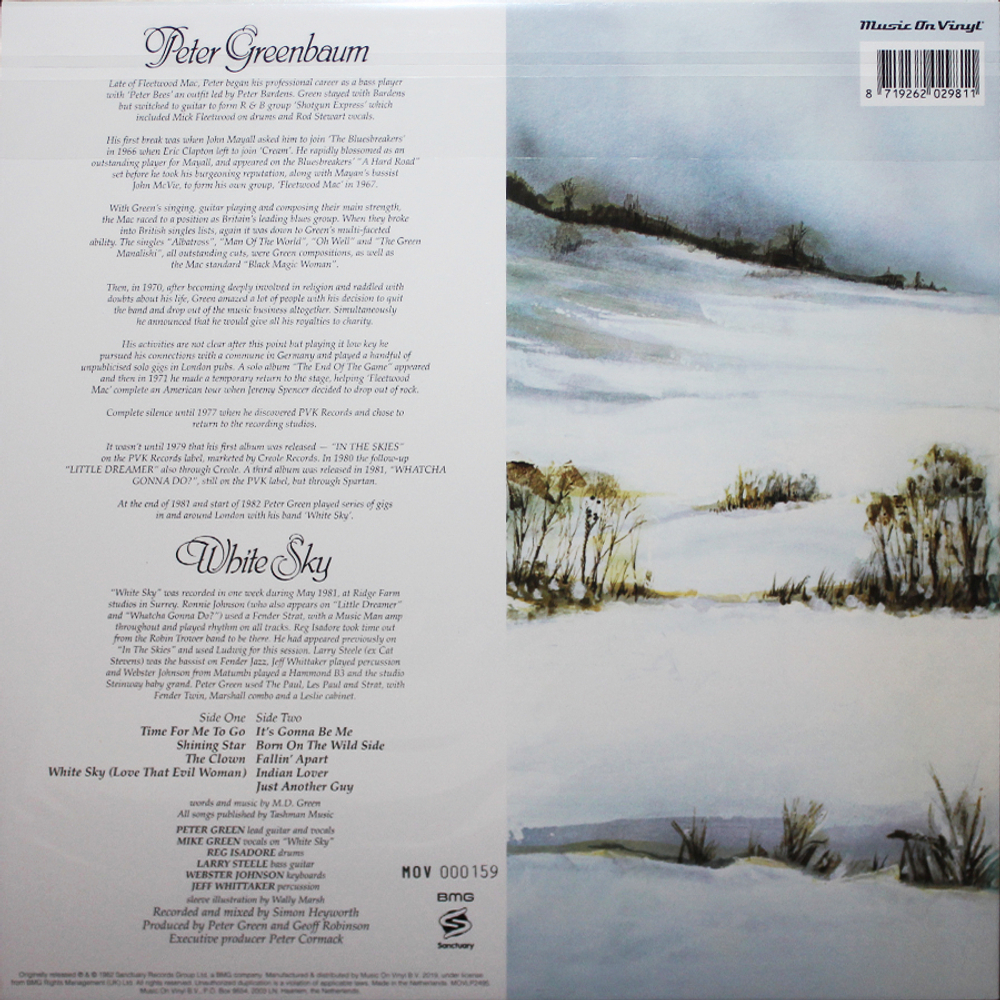 Peter Green / White Sky (Coloured Vinyl)(LP)