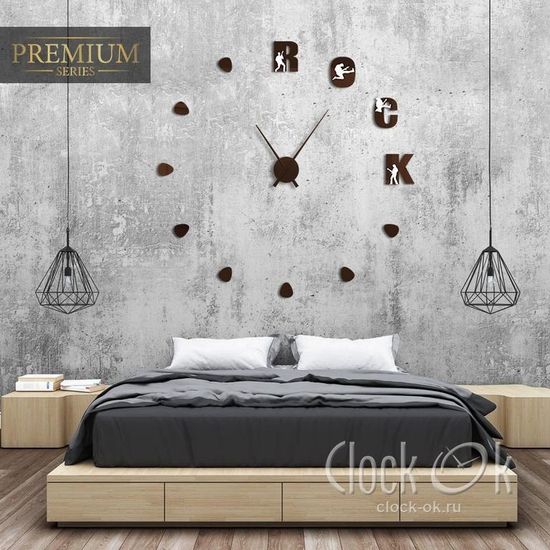 Настенные 3D часы Rock