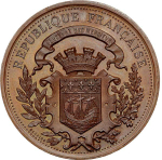 France, Assistance Publique Medal, Charity for the Poor, 1881