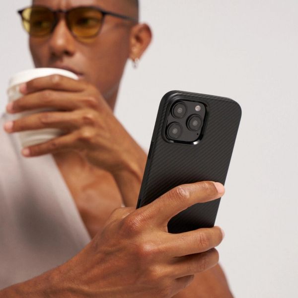 Чехол Pitaka Military-Grade Protective для iPhone 16 Pro, Черный | Twill