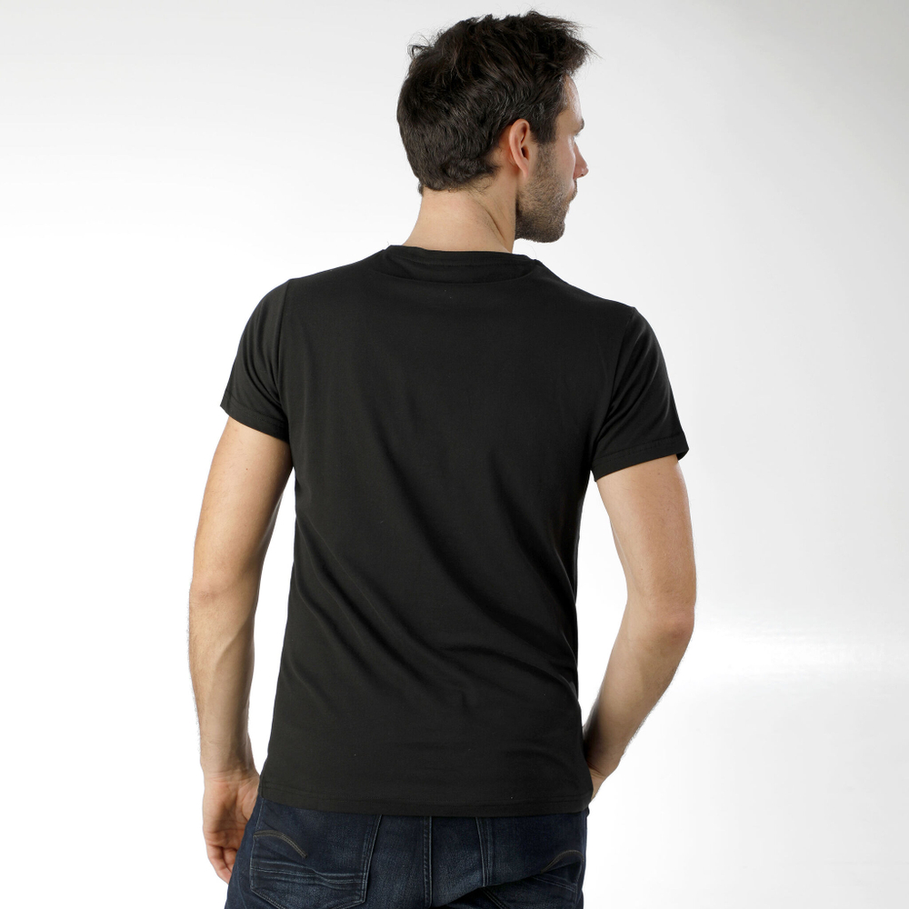 Мужское теннисное поло Quiet Please London Calling T-Shirt Men - Black, Multicoloured