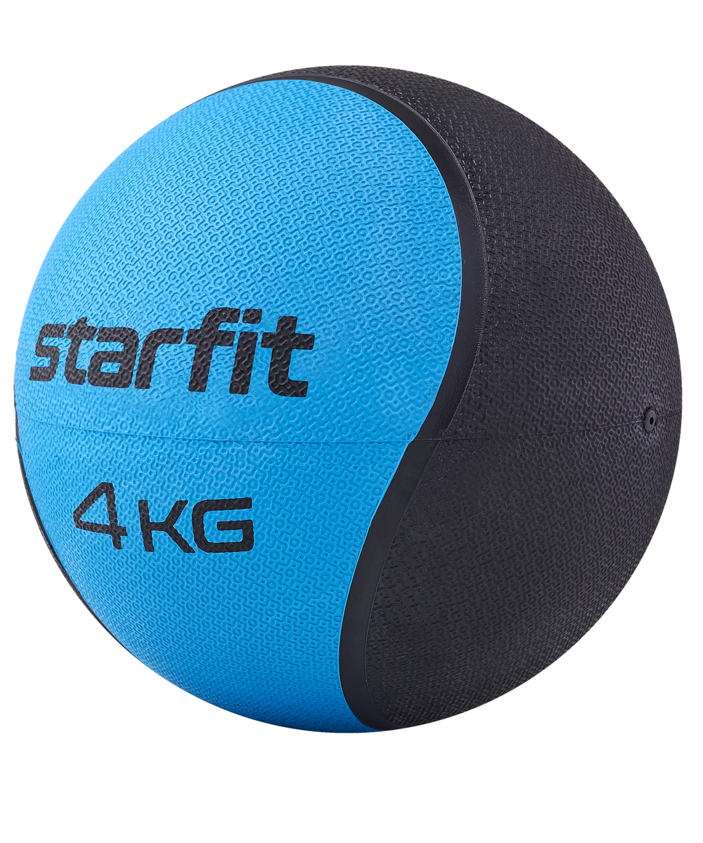 Медбол высокой плотности GB-702, 4 кг, синий