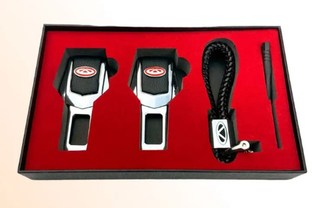 Заглушка ремня безопасности НАБОР "ЧЕРРИ" (2заглушки+брелок+отвертка) K-105CR