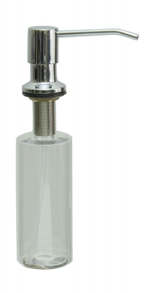 Дозатор врезная КРУГ, для мойки 300мл  (ХРОМ)  HANSEN  (46/1шт)