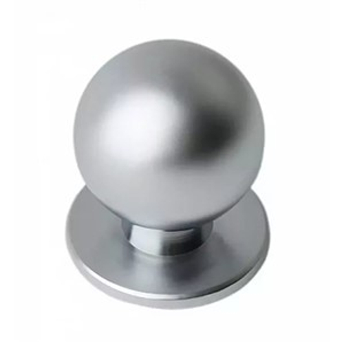 Ручка мебельная полимер серебро