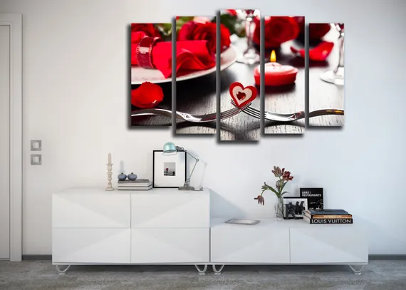 Модульная картина "День влюбленных"