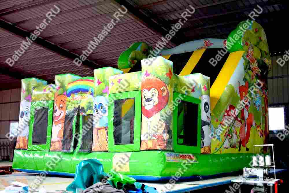Коммерческий надувной батут "Сафари"