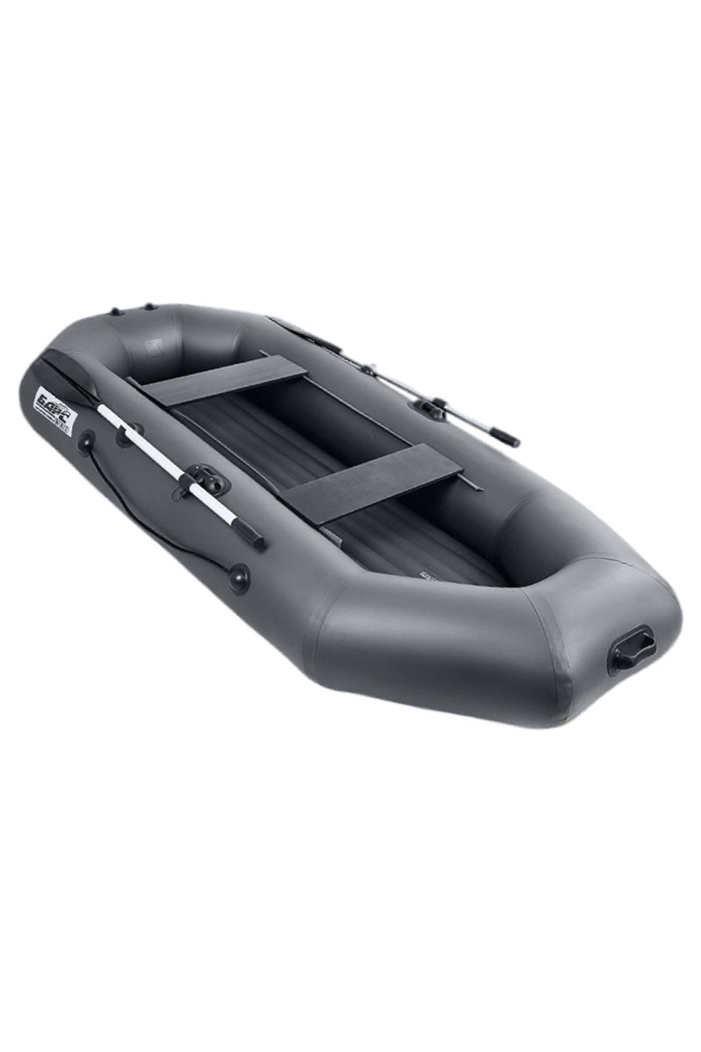 Барс-280 НД - надувное дно, графит (Надувная Лодка ПВХ)