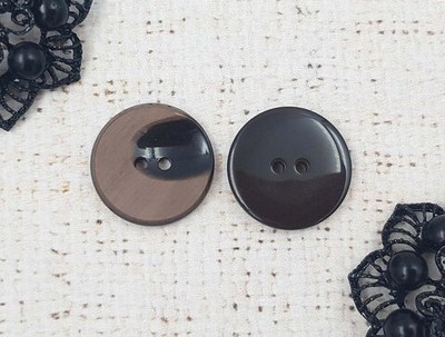 Пуговицы костюмные, d 2,5 см, коричневый