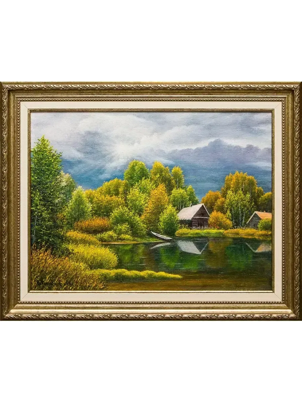 Картина маслом Перед грозой Тимофеев