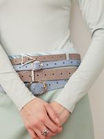 БАЗОВЫЙ РЕМЕНЬ ЗАМША СЕРЫЙ