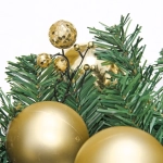 Гирлянда хвойная «Сказочное чудо» 1,8 м d=30 см, ПВХ, золото (SST1950R-180)