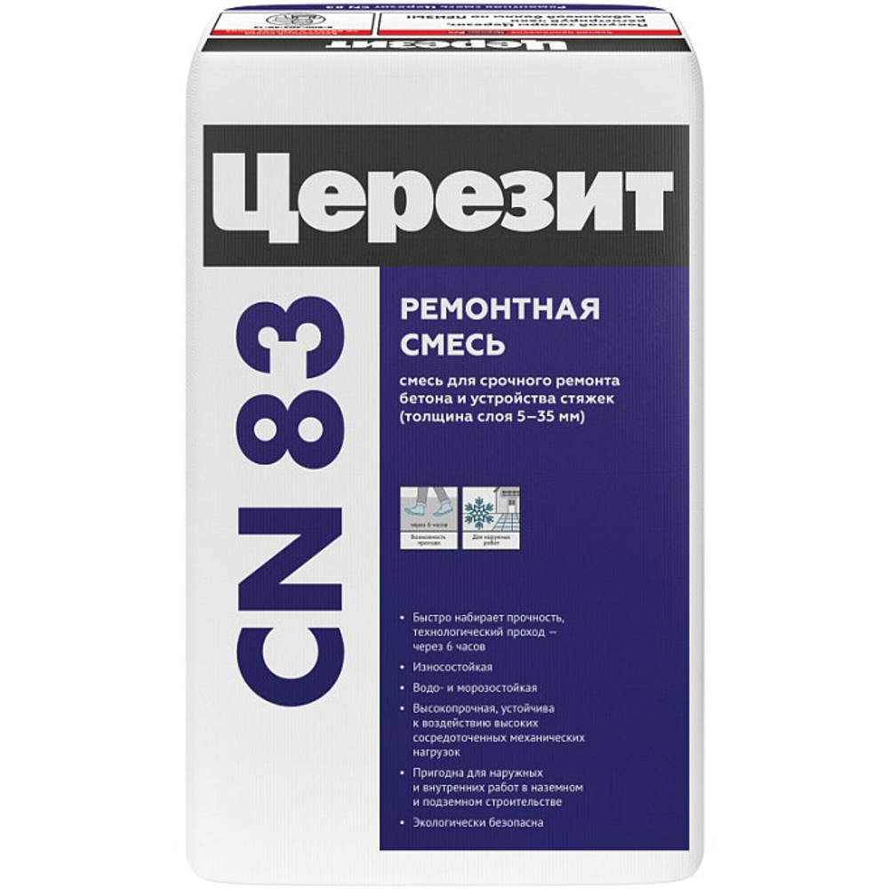 Ремонтная смесь для бетона Ceresit CN 83 25 кг