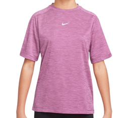Детская теннисная футболка Nike Boys Multi Dri-FIT Short-Sleeve - light magenta/pure/white