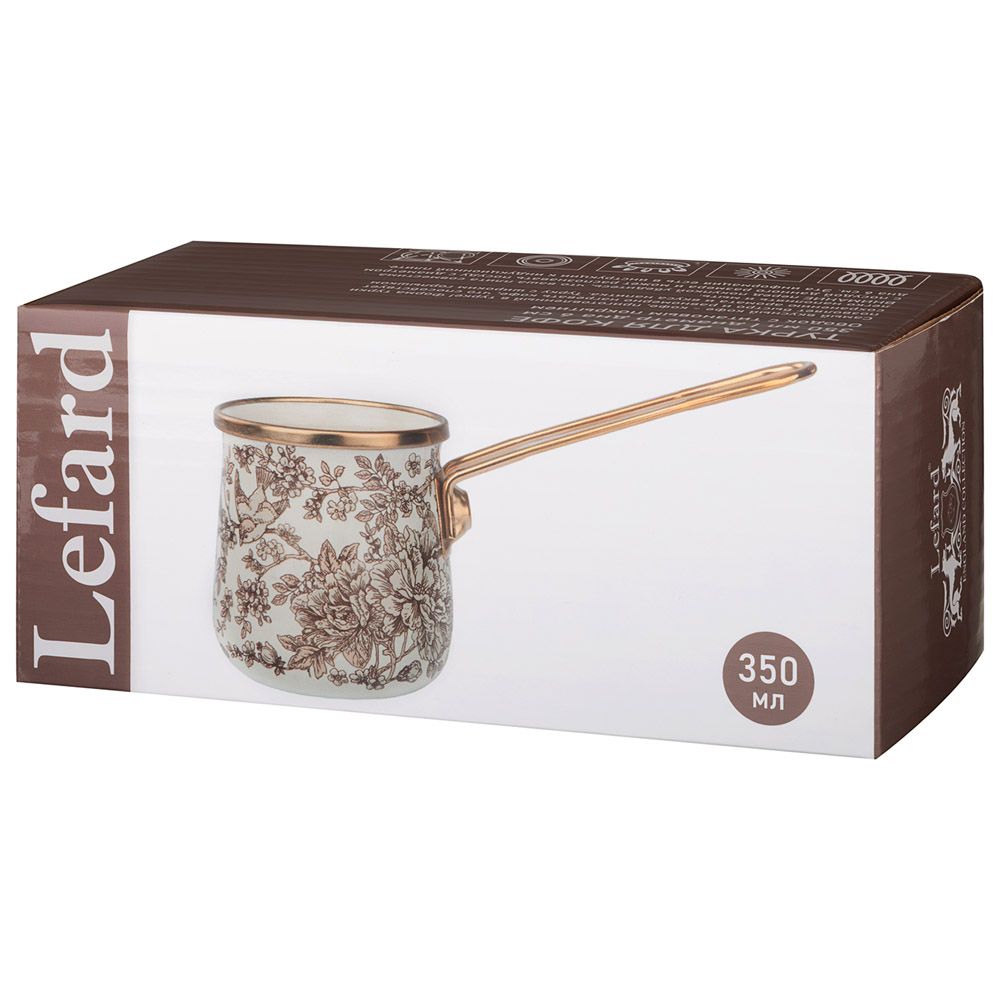 ТУРКА ЭМАЛИРОВАННАЯ LEFARD, СЕРИЯ ROYAL GARDEN, 350 МЛ