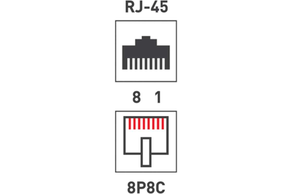Джек RJ-45 8P8C CAT 6 со вставкой REXANT 05-1031