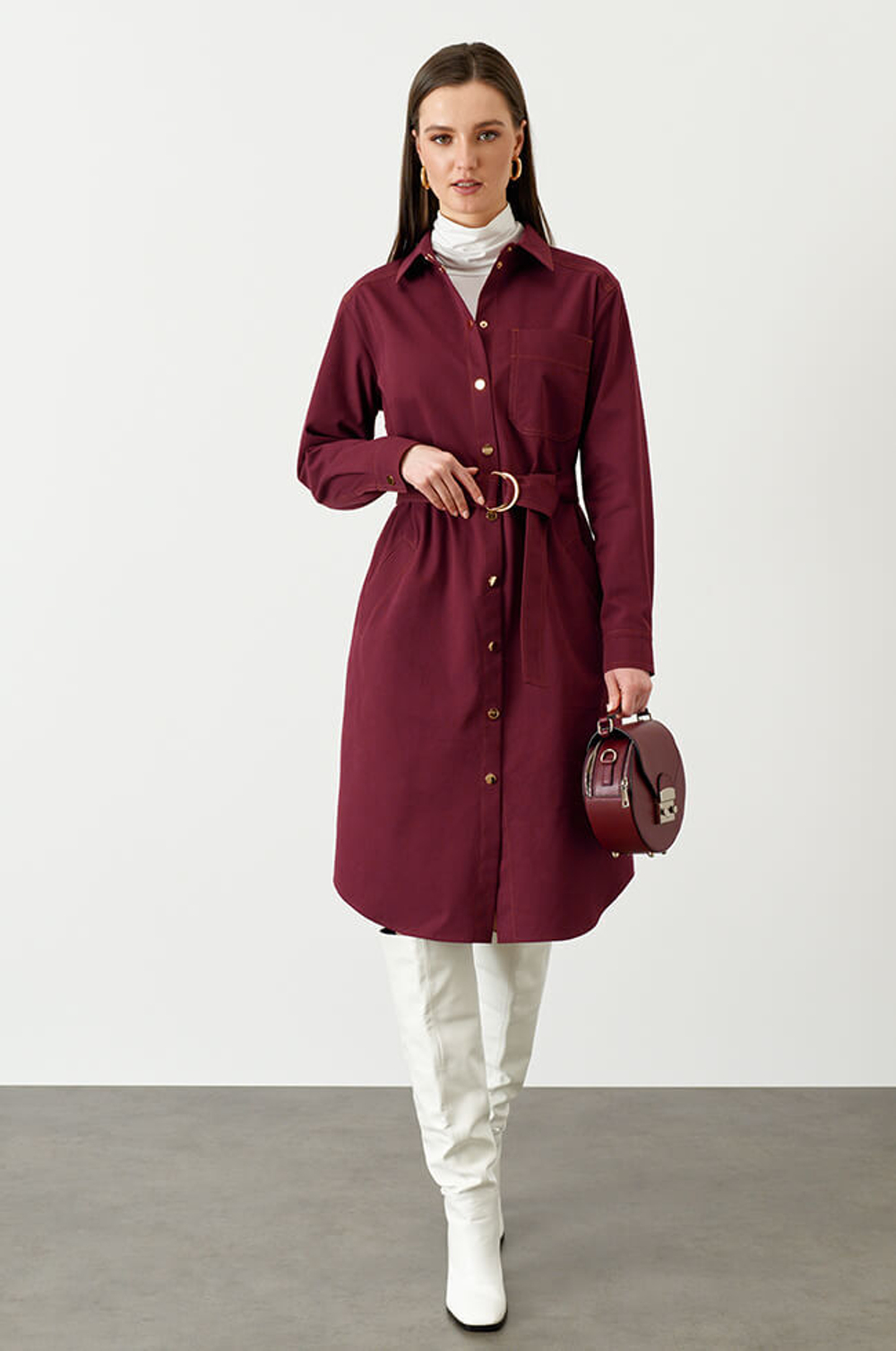 51410 Платье женское (бордо)