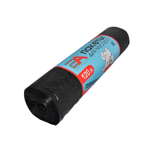 Мешки д/мусора 120 л 50 шт черн Слоны/6 2А