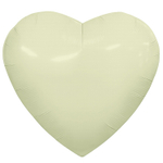 Шар фольгированный Сердце 90 см (Желтый)